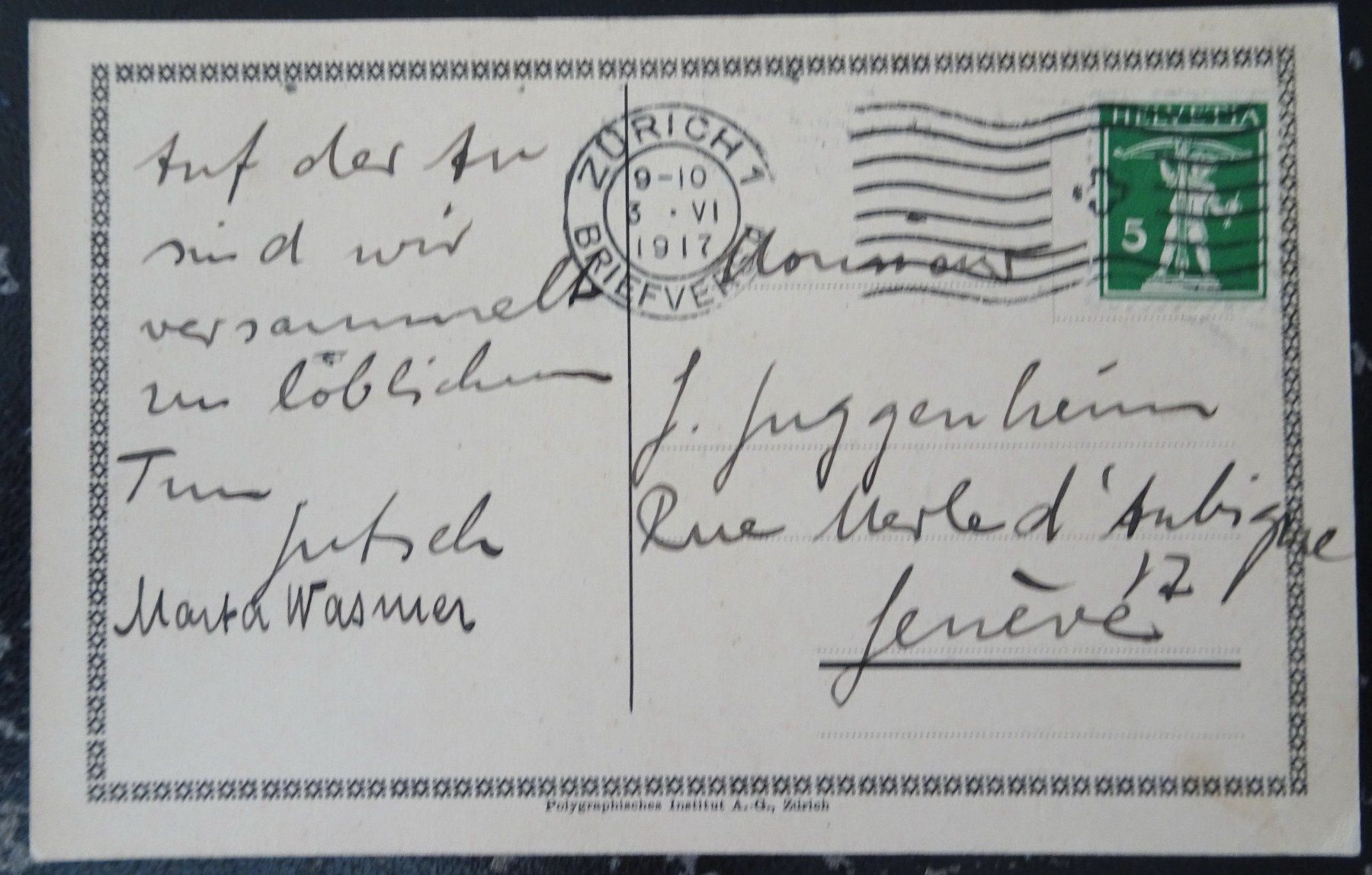 Cartoline postali: Studentenkarte Humanitas – Usato da Feldbrunnen venduto da MarcusSO 1