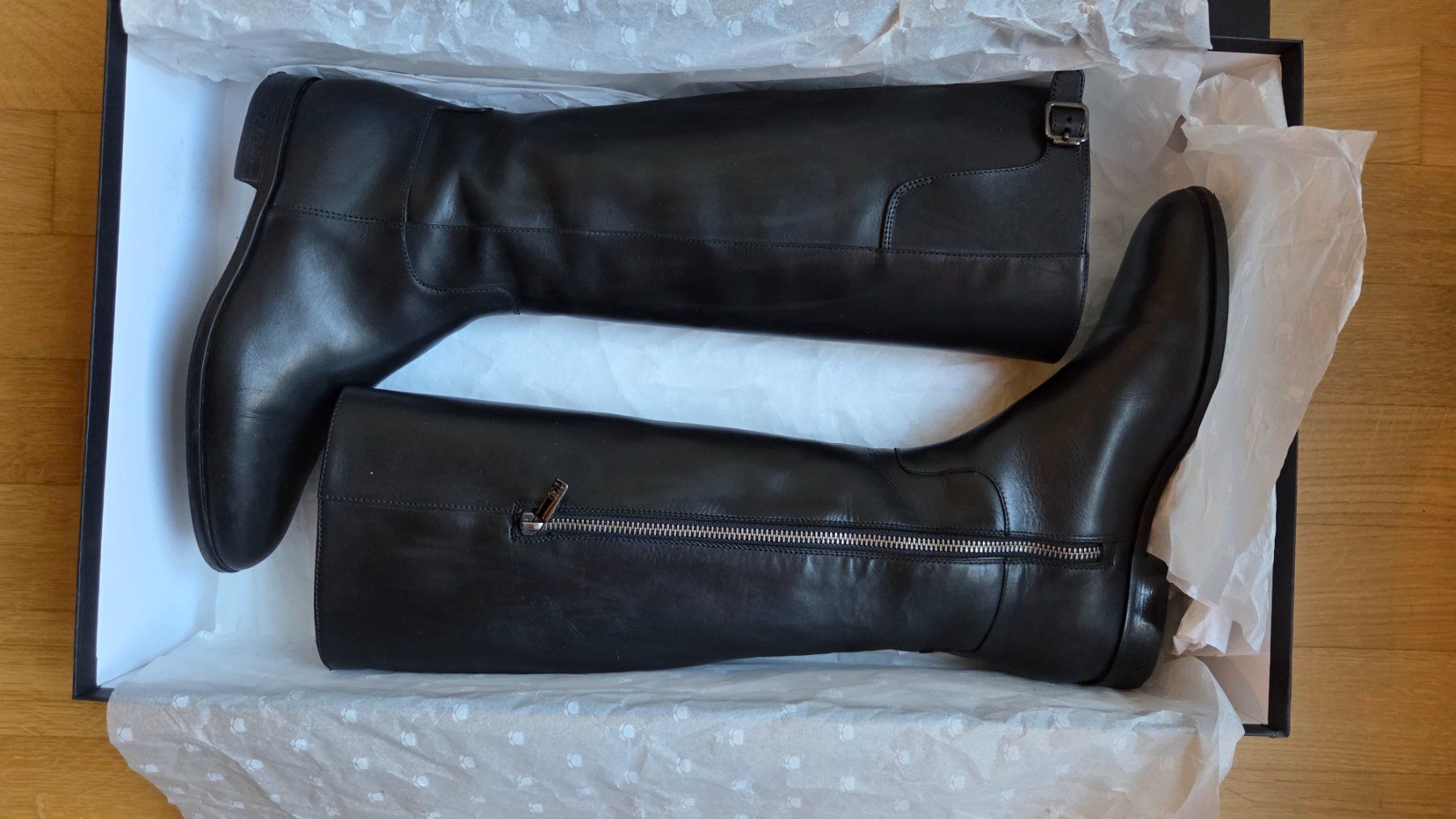 Navyboot Scarpe da donna: Navyboot Leder Stiefel schwarz 38 – Usato da Fislisbach venduto da Maieriisli25 1