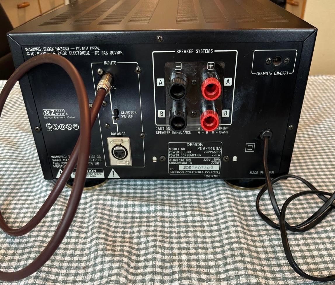 Denon Verstärker: DENON POA-4400A Set – Gebraucht aus Zürich von tinde 2