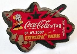 Exklusiv Coca-Cola Pin - Europapark Rust 2007