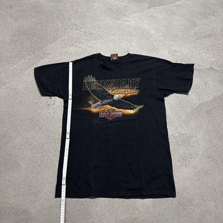 T-Shirt Harley-Davidson schwarz Adler Druck