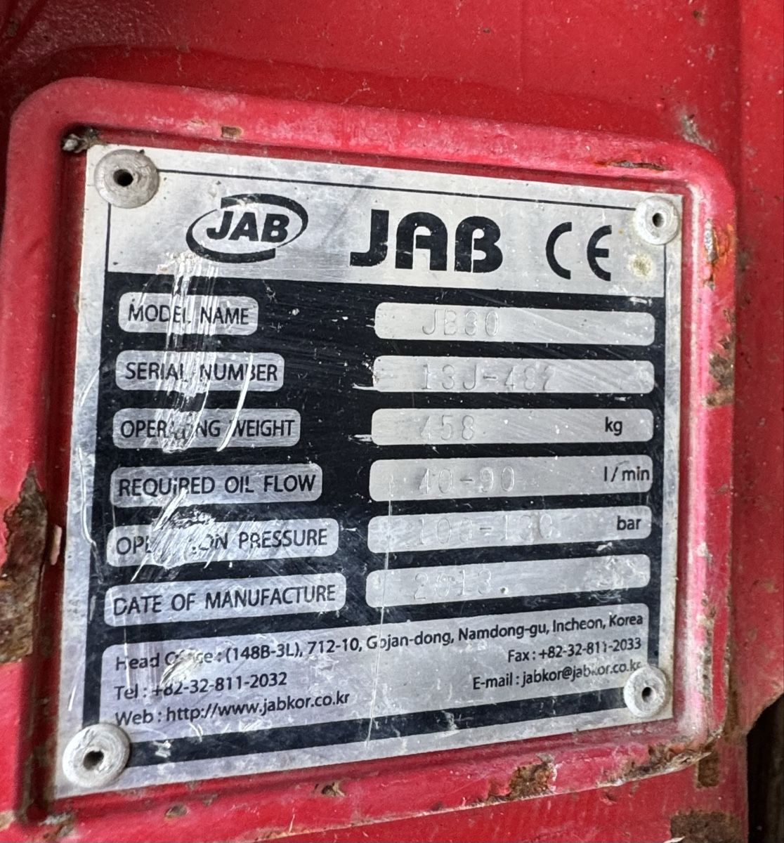 Tutti gli attrezzi: Hydraulikhammer JAB JB30 – Usato da Koppigen venduto da JakupiFahrzeughandel 2