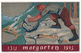 Morgarten 600 Jahr-Feier datiert 1915