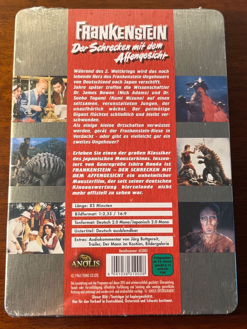 Tutti i DVDs: DVD - Frankenstein, Schrecken mit dem Affengesicht – Nuovo e nell'imballaggio originale da Luzern venduto da Jiggy_8898 1