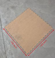 Grosse Fitness-Puzzlematte – Trainingsmatte 102,5 × 102,5 cm