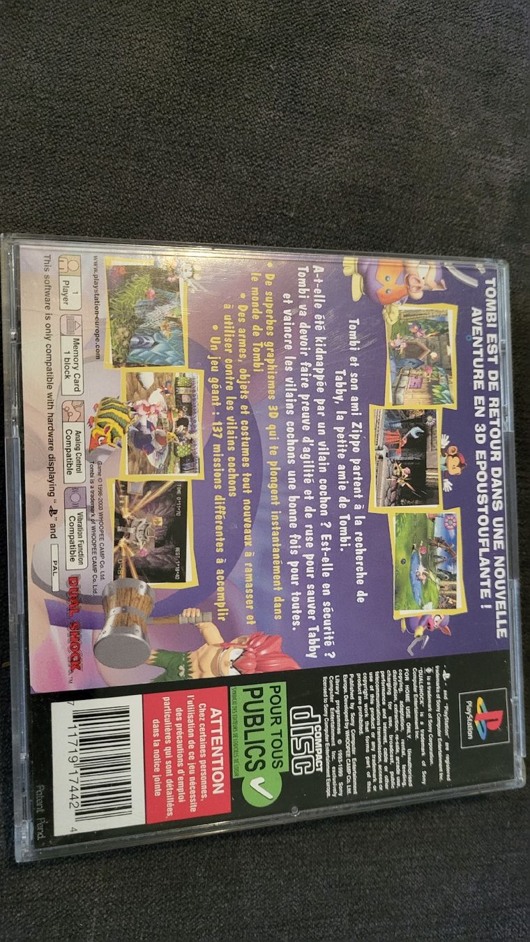 Giochi: Tombi 2 / Playstation 1 Spiel "selten" – Usato da Biel/Bienne venduto da Retrohr 4