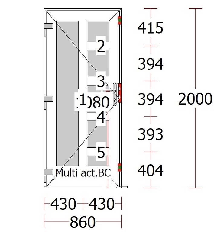 Porte: VEKA Kunststoff Haustüre 2000x860 – Usato da Herdern venduto da Bettina_st 1