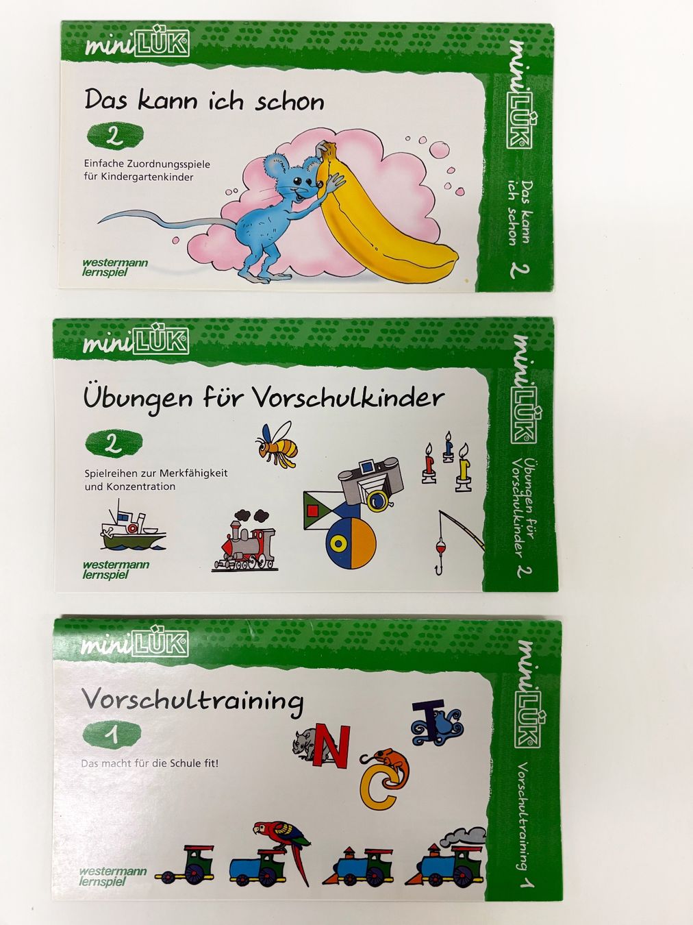 Giochi: Mini Lük mit 14 Übungsheften – Usato da Neuenkirch venduto da Gluecks.Kauf 5