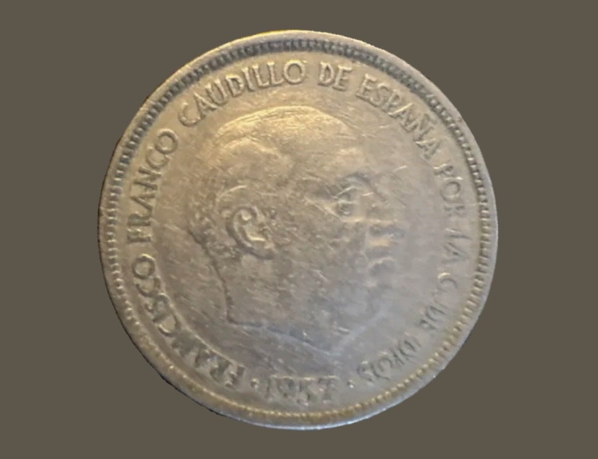 Tutti le monete: Spain 1957 25 Ptas Münze – Usato da Wallisellen venduto da ND26 2