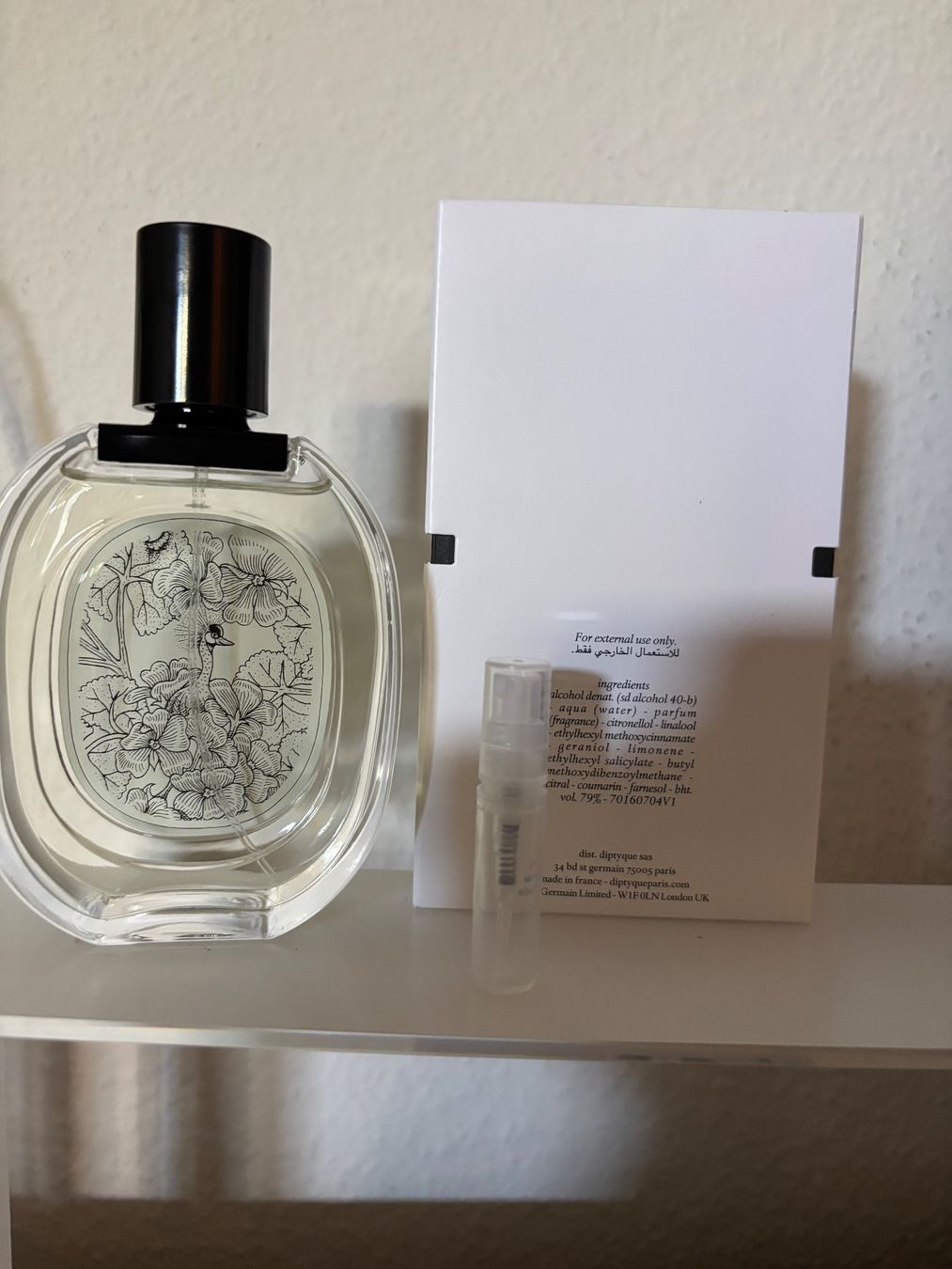 Diptyque Parfums & Eau de Toilette: Diptyque Geranium Odorata EDT Duftprobe 2ML – D'occasion à Zürich par deruja 1