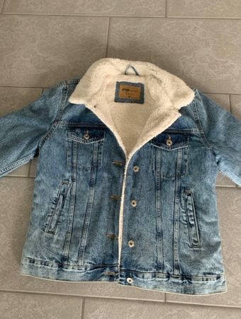 Damen Jeansjacke Gr. M Teddyfutter Übergangsjacke