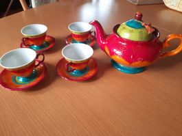 Service à thé ou à café coloré