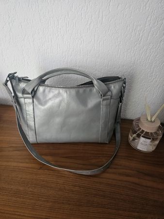 FREITAG Tasche R120 AUSTEN – Silber/Grau – Unikat