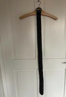 Schwarzer geflochtener Gürtel 110cm Länge