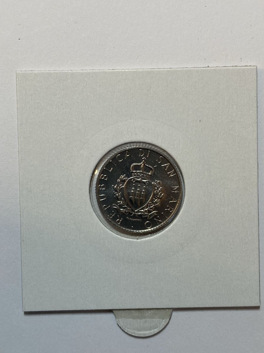 Alle Münzen: San Marin - 2 lires - 1987 - UNC – Neu (gemäss Beschreibung) aus Payerne von Mike1682 1