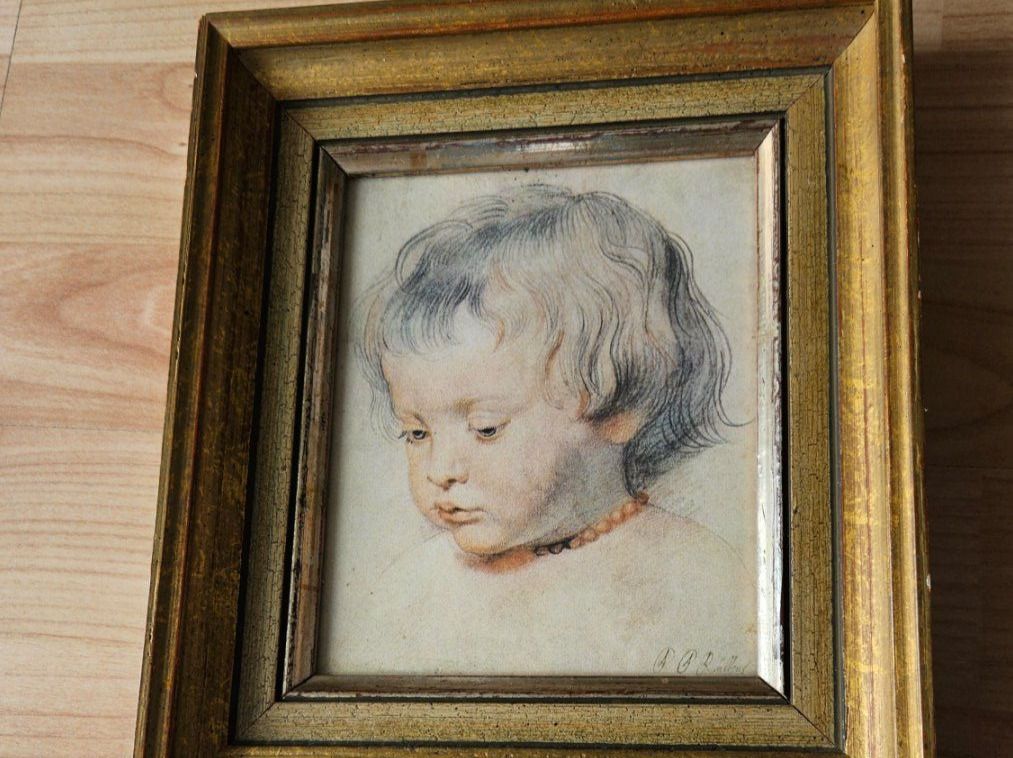 Dipinti: Peter Paul Rubens-Gesicht eines Babys – Usato da Untervaz venduto da FullFlap777 1