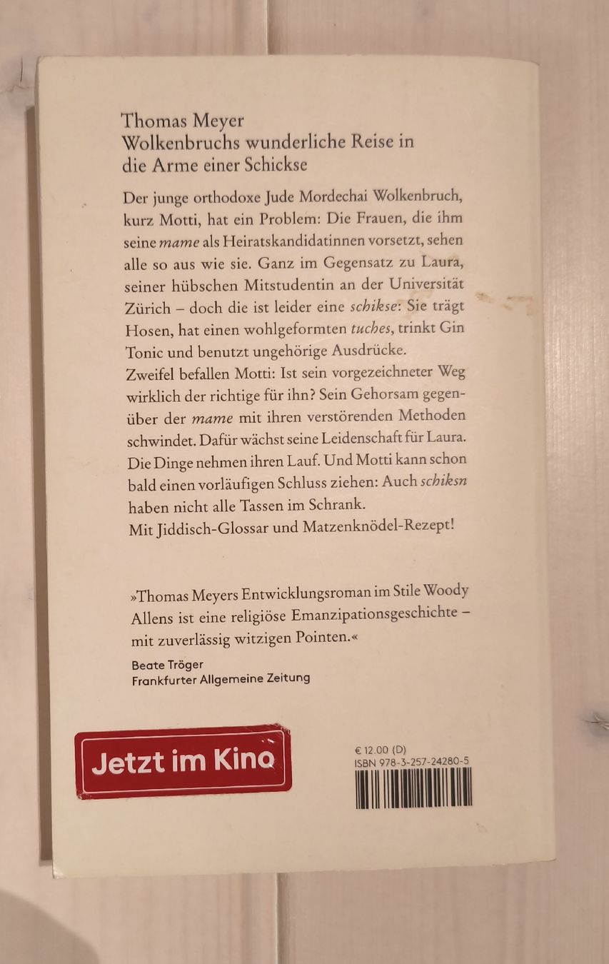 Libri: Thomas Meyer - Wolkenbruchs wunderliche Reise – Nuovo (secondo la descrizione) da Obfelden venduto da sel_7s58 1