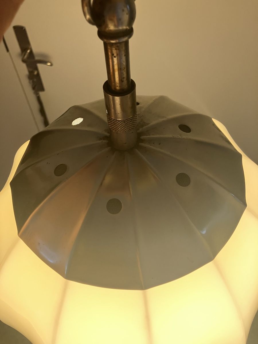 Lampade: Antike Lampe - gelb - aus Glas – Usato da Zürich venduto da 5xnd 5