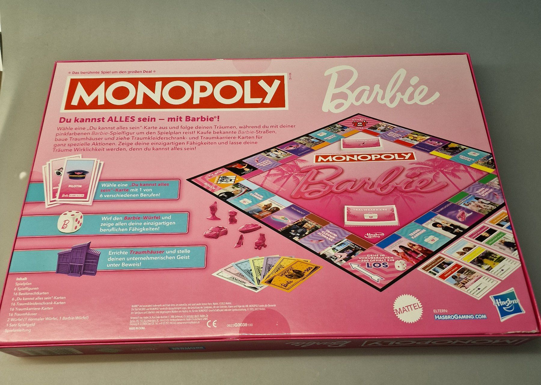 Giochi: Monopoly Barbie Brettspiel Neu – Nuovo e nell'imballaggio originale da Oberuzwil venduto da aseinkaufswelt 1