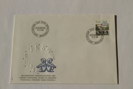 FDC, Dauermarken Tierkreiszeichen Zwillinge, 11.2.1986
