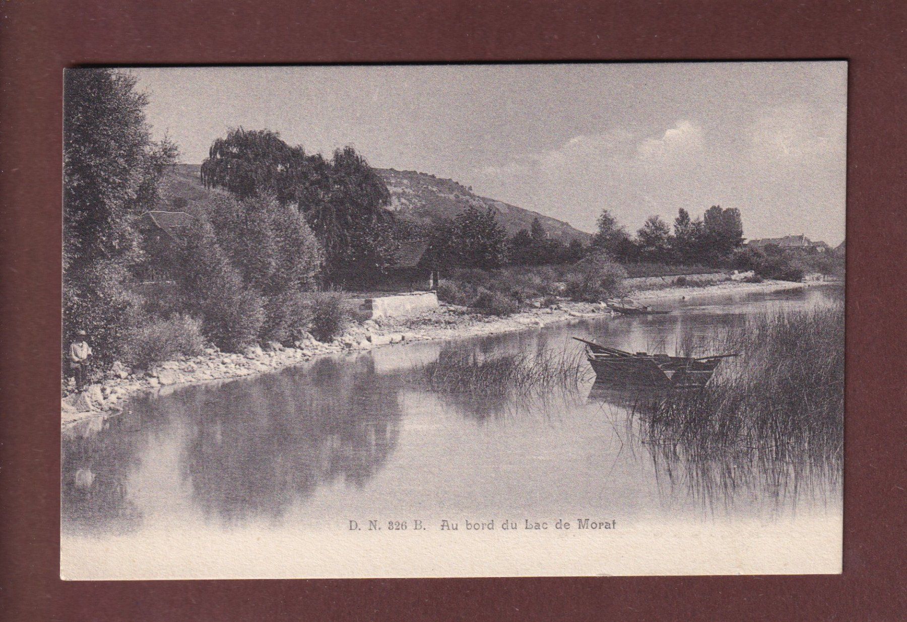 Cartoline postali: Au bord du Lac de MORAT – Usato da Pully venduto da nicecards-shop