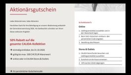 Calida Gutschein 50% Rabatt