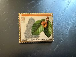 Pro Juventute Briefmarken-Anstecker 1992 - Top Zustand!