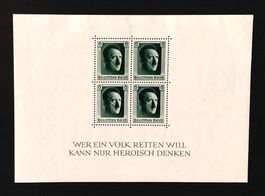 Deutsches Reich 1937** Block 7