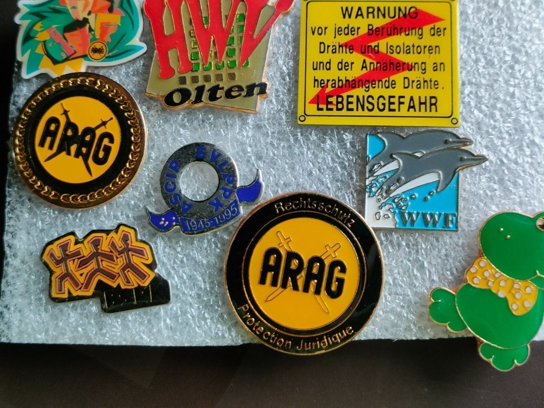 Placchette & Badge: Pins SBB/ARAG/WWF/HWV – Usato da Brugg AG venduto da Mashaba 6