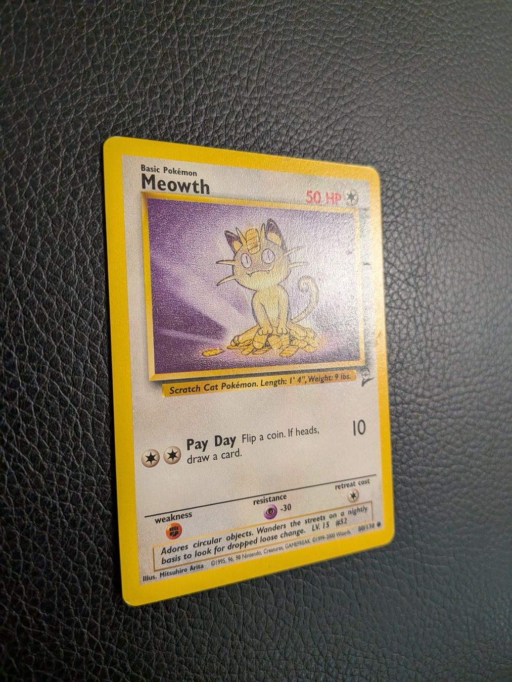 Pokémon Carte collezionabili: Base Set 2 Meowth 80/130 Ab 1 – Usato da Paradiso venduto da Pkmn10 2
