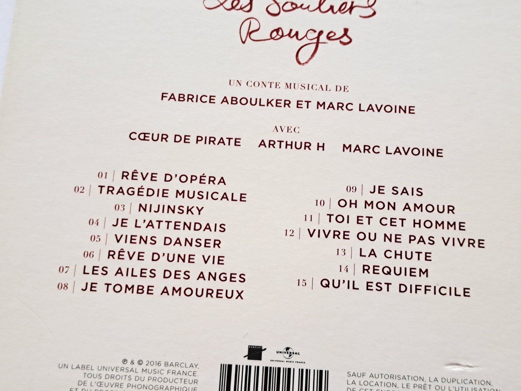 CD: Cd Le conte musical - Les souliers rouges  – Usato da Pully venduto da bro_n52j 2