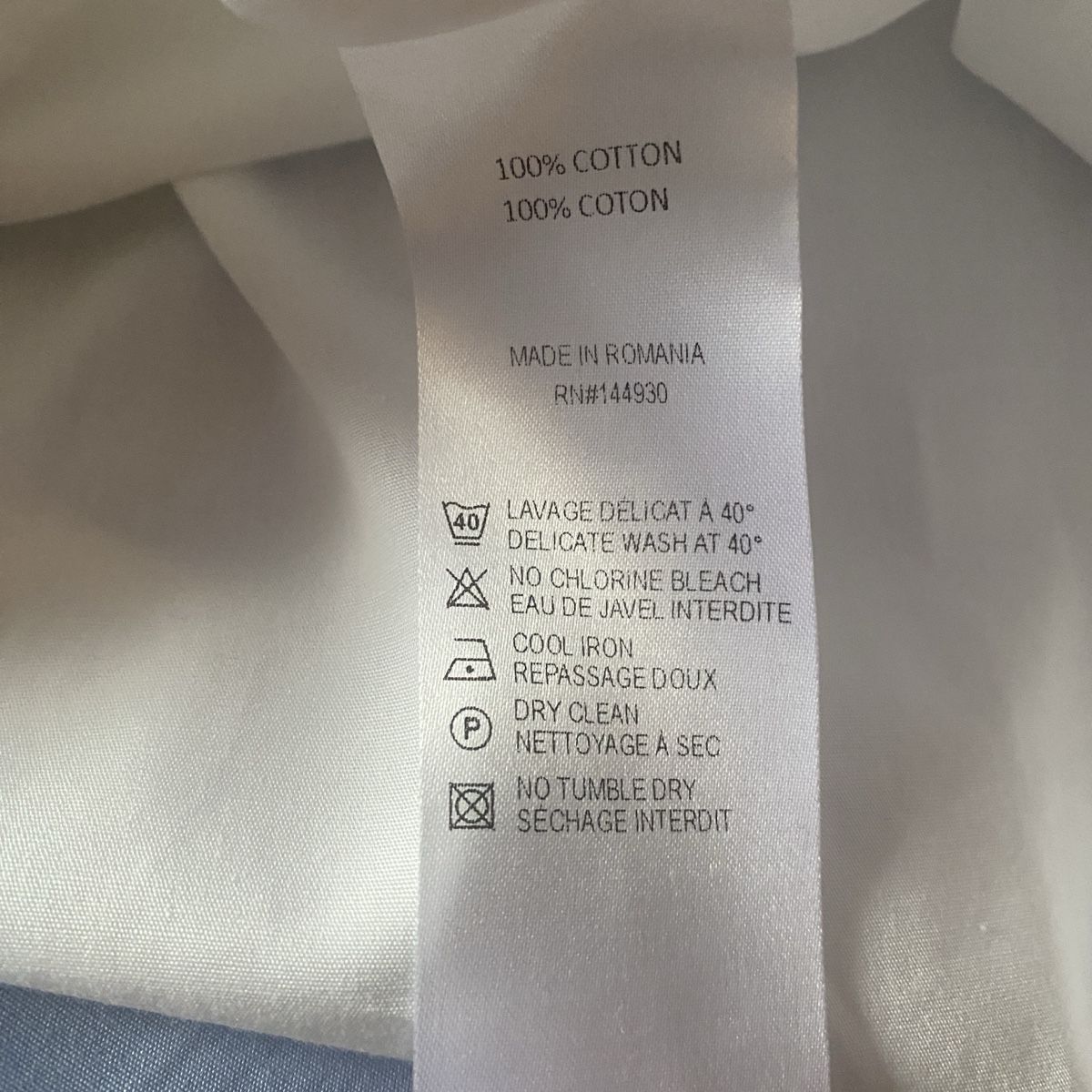 Camicette: Chemise blanche coton, taille L, état impeccable – Nuovo e nell'imballaggio originale da Romont FR venduto da jeanne110 4