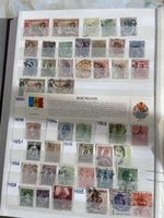 Collection of vintage Romanian stamps Album 32 pages