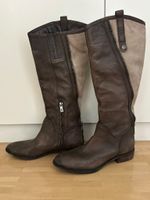 SAM EDELMAN Echtleder-Stiefel / Langschaftstiefel, Gr. 40
