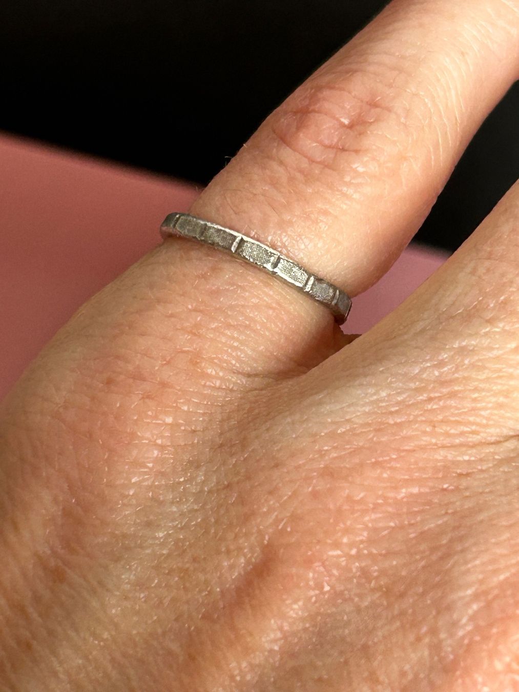 Anelli: Ultra feiner silberring matt antik (48) – Usato da Laufen venduto da Bellavitaboom 1