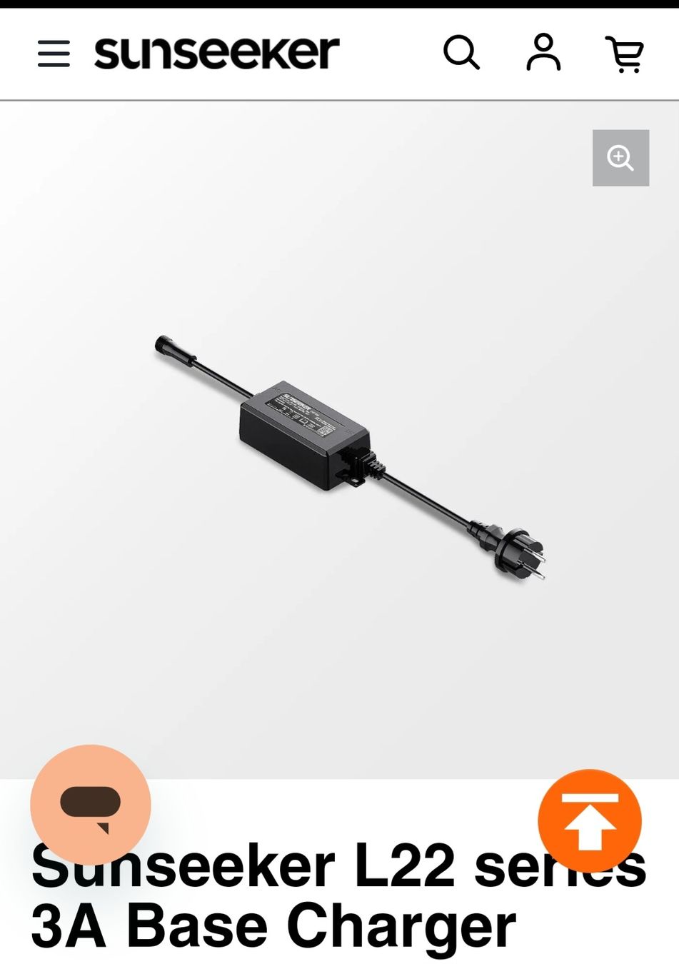 Caricabatterie: Sunseeker Mähroboter Netzkabel mit CH-Stecker – Nuovo (secondo la descrizione) da Stein am Rhein venduto da Sony55