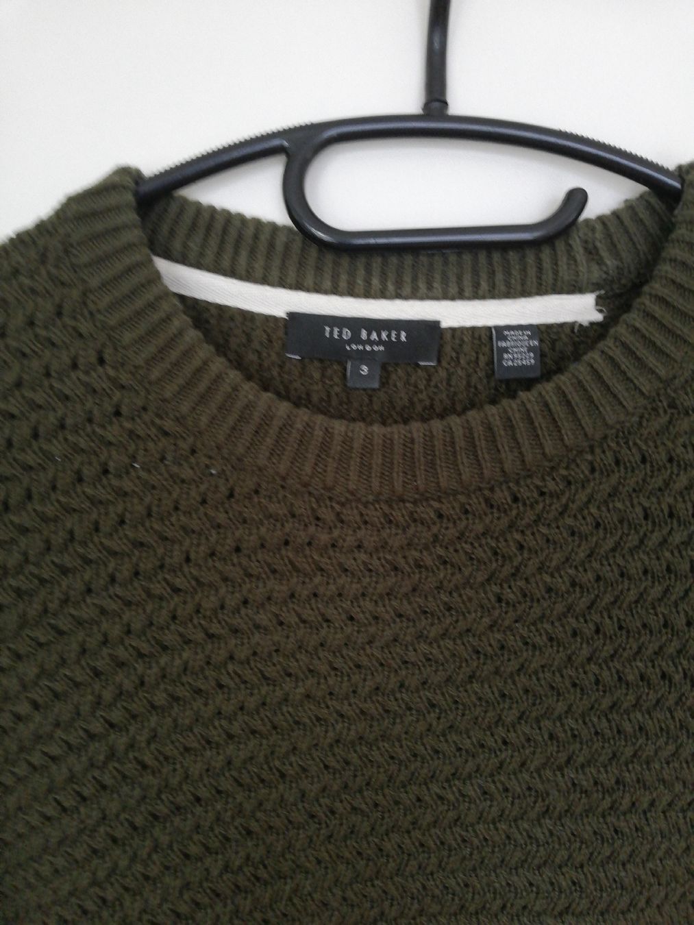 Maglioni & Felpe: Ted Baker London Herren Strickpullover, Gr. L, Olivgrün – Usato da Zürich venduto da phi_ydz5 1