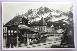 Luzern, Kapellbrücke und Pilatus