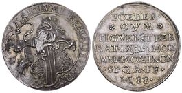 Zürich, Bern und Strassburg 1588 Medaille
