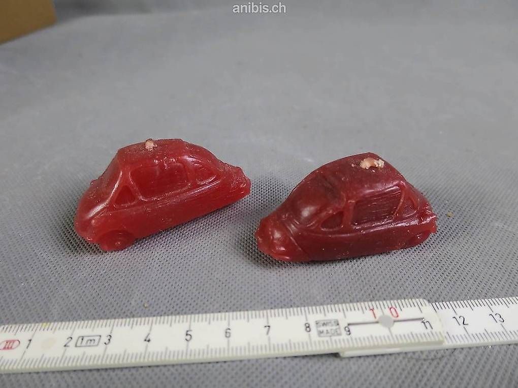 Kerzen: "BMW Isetta" Wachs-Kerze, rot – Neu (gemäss Beschreibung) aus Zürich von axolottchen 2