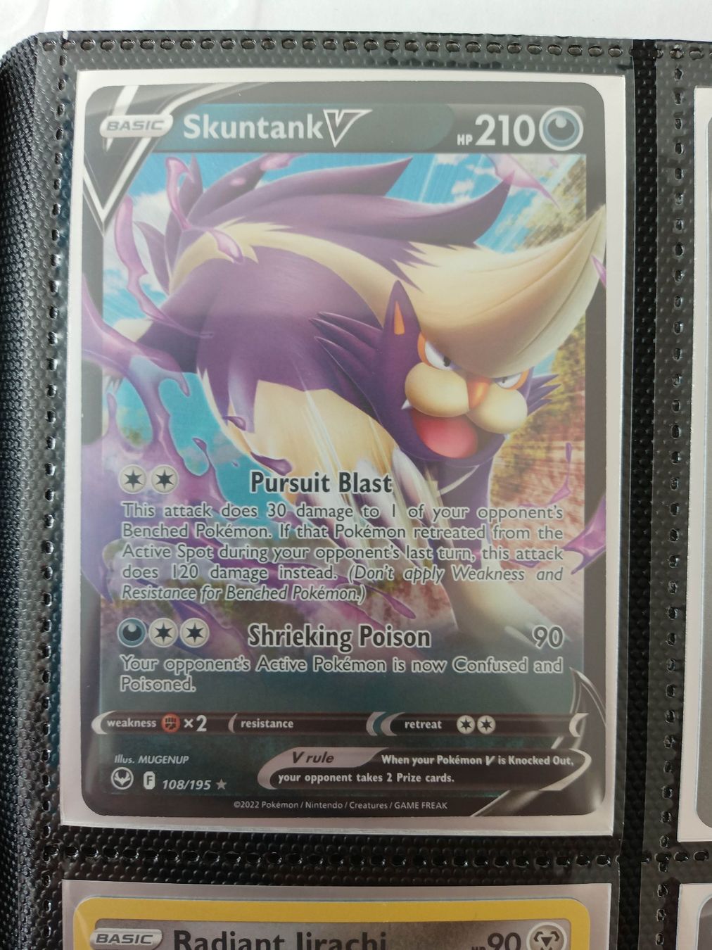 Pokémon Carte collezionabili: Skuntank V - Pokemon Englisch – Usato da Altstätten SG venduto da GGsGameshop