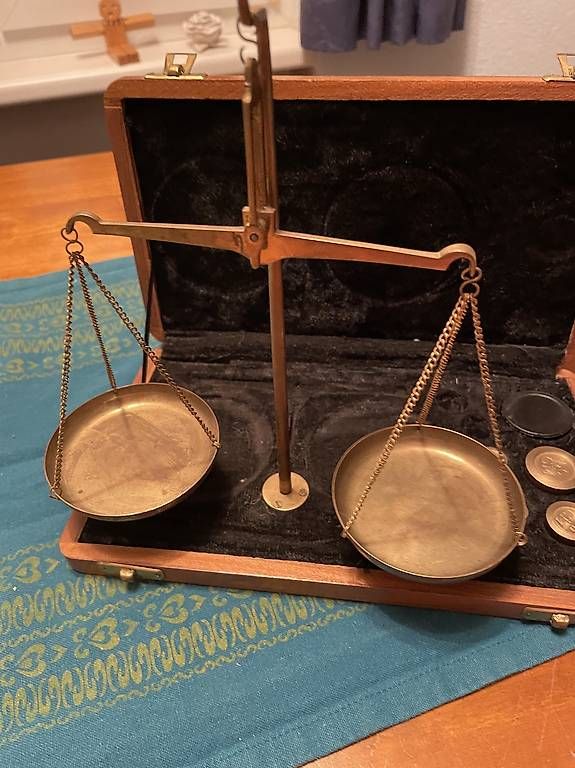 Balances et poids: Apothekerwaage – D'occasion à Steckborn par scheese123 2