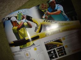 YONEX Tennis Katalog 2006 L.Hewitt Händler ISPO englisch