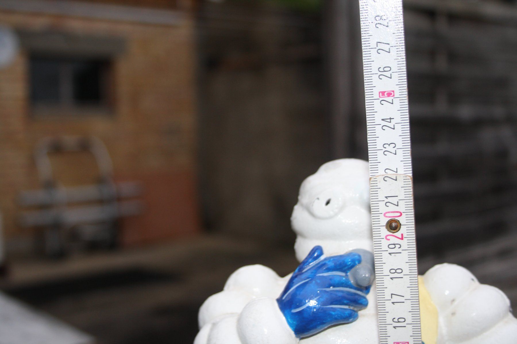 Michelin Statuette: MICHELIN MANN BIBENDUM EISEN – Usato da Wauwil venduto da Pneuedy 9