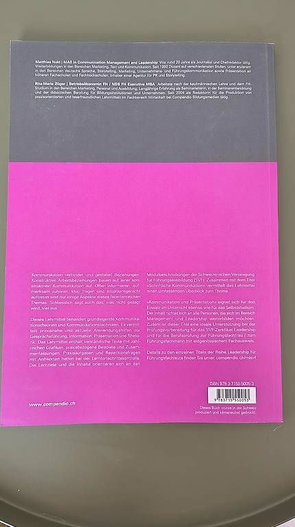 Libri: Kommunikation und Präsentation – Usato da St. Gallen venduto da dominik.meyer00 1