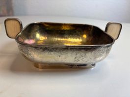 Schale Silber 800 (126gr.) mit Griffen vermutlich 19 Jh