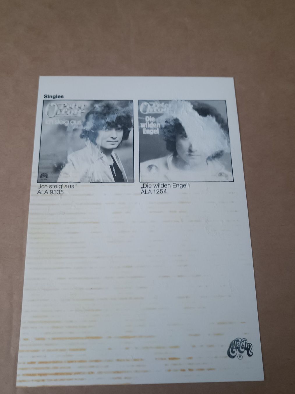 Autografi: Peter Orloff - handsigniert – Usato da Menziken venduto da Artographs 1