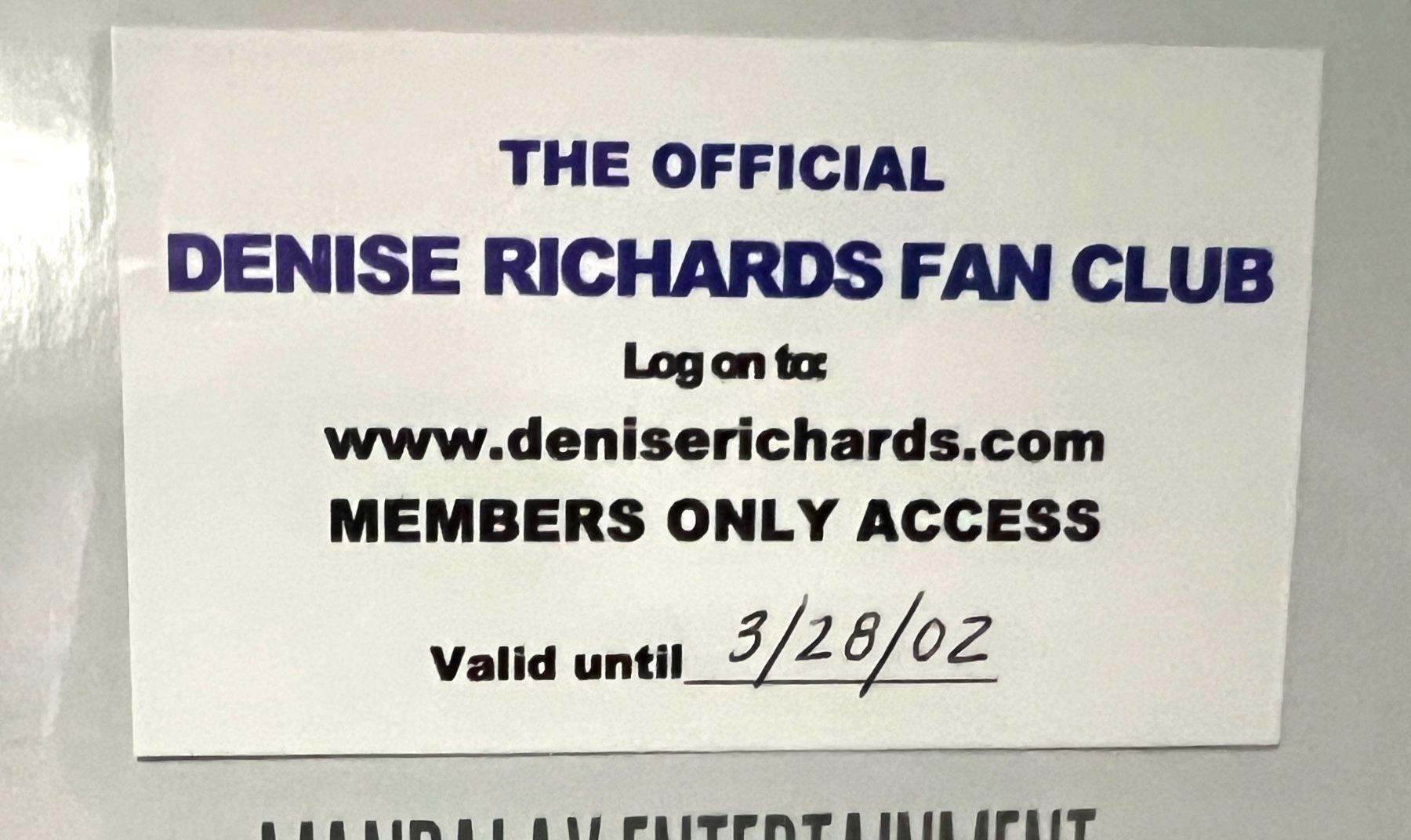 Autografi: Denise Richards AUTOGRAMM Poster James Bond World Is Not – Nuovo (secondo la descrizione) da Solothurn venduto da StarsInYourHome 3