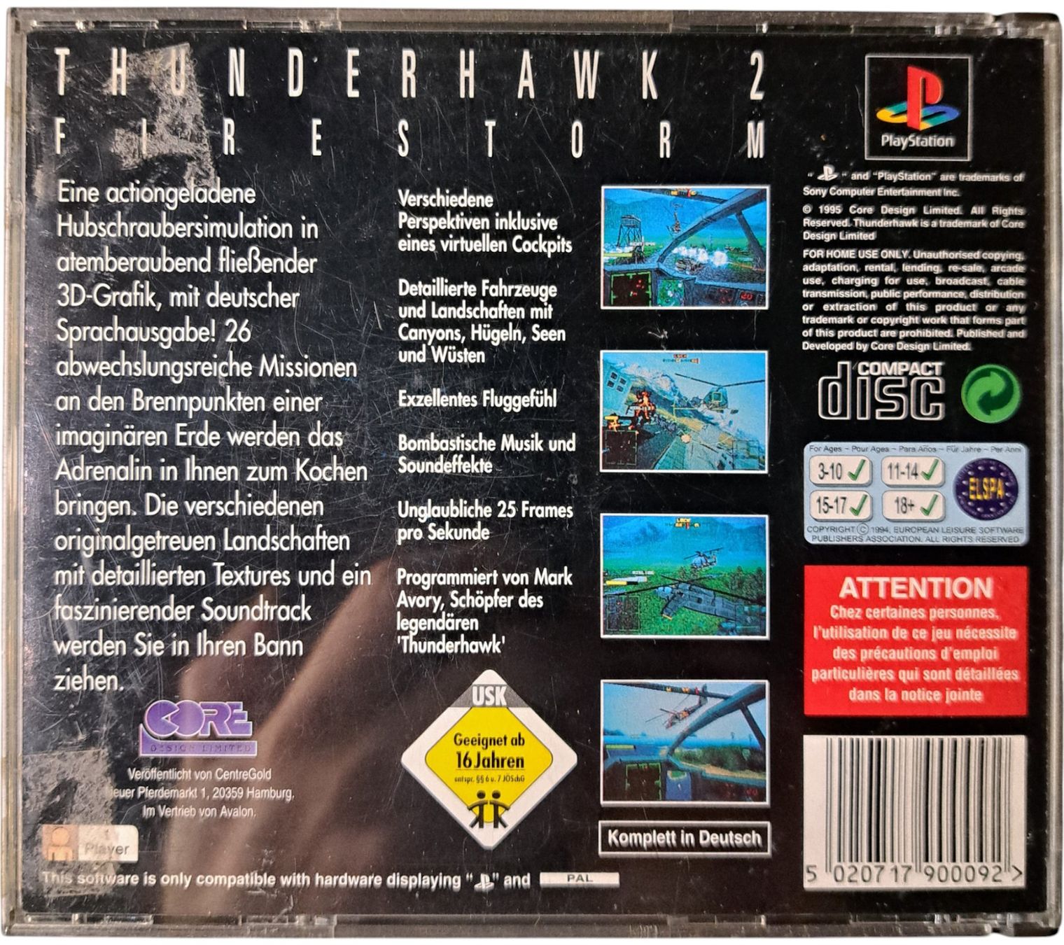 Giochi: Thunderhawk 2 Firestorm (Playstation 1/PS1) – Usato da Balgach venduto da Wasnwasn 1