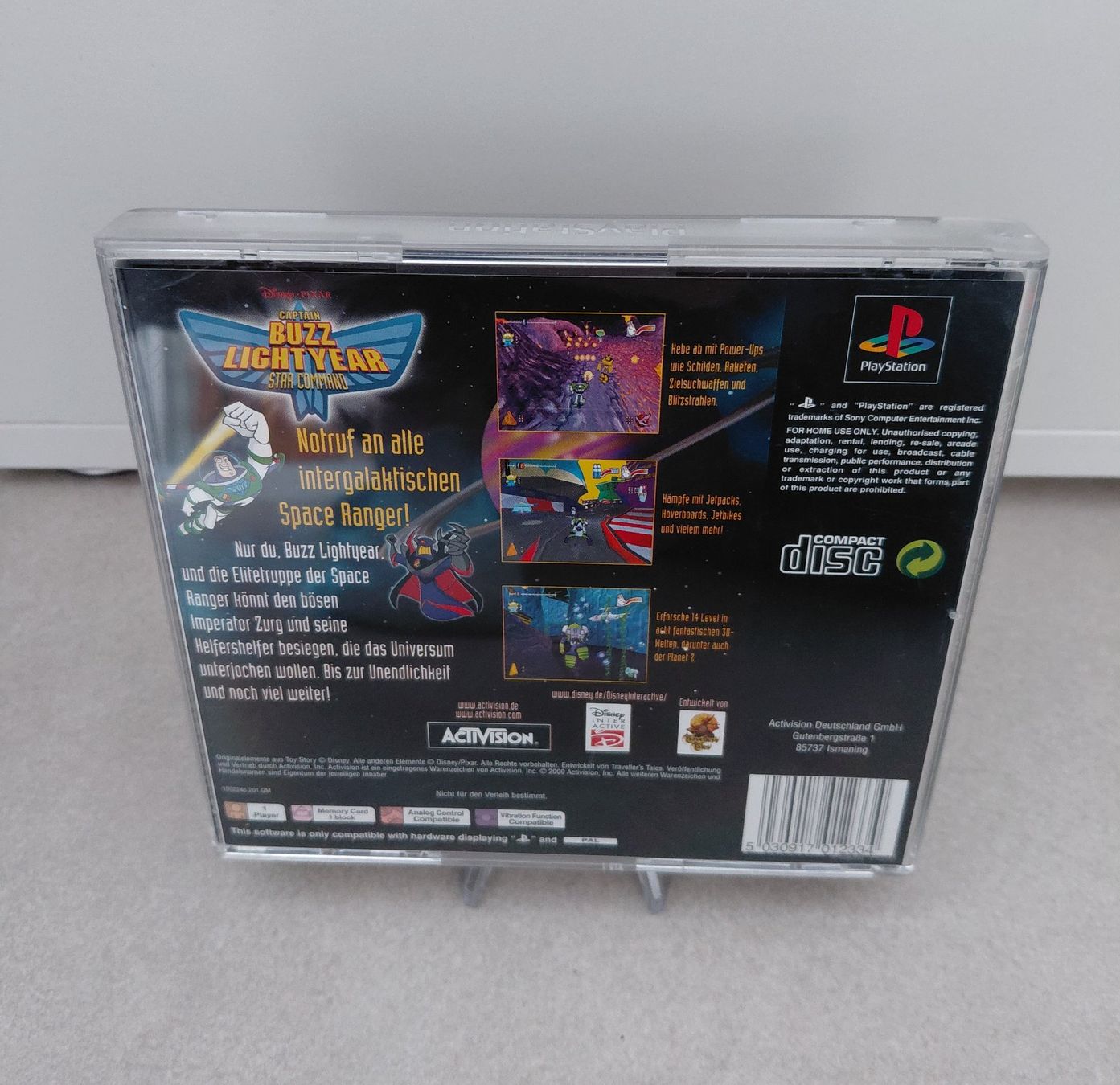Jeux: Captain Buzz Lightyear Star Command (PAL), PS 1 / PSX – D'occasion à Uezwil par -Retrogames- 1